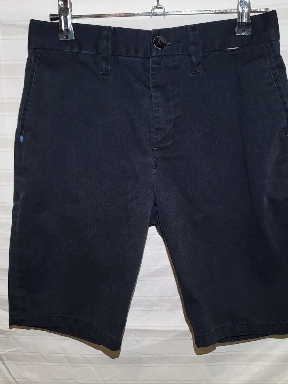 Hurley Men’s Black Flat Front Shorts